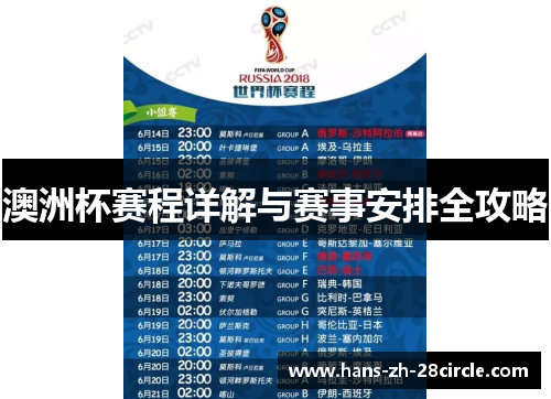 澳洲杯赛程详解与赛事安排全攻略 澳洲杯赛程详解与赛事安排全攻略