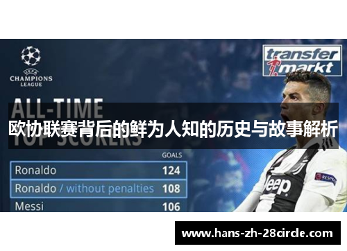 欧协联赛背后的鲜为人知的历史与故事解析